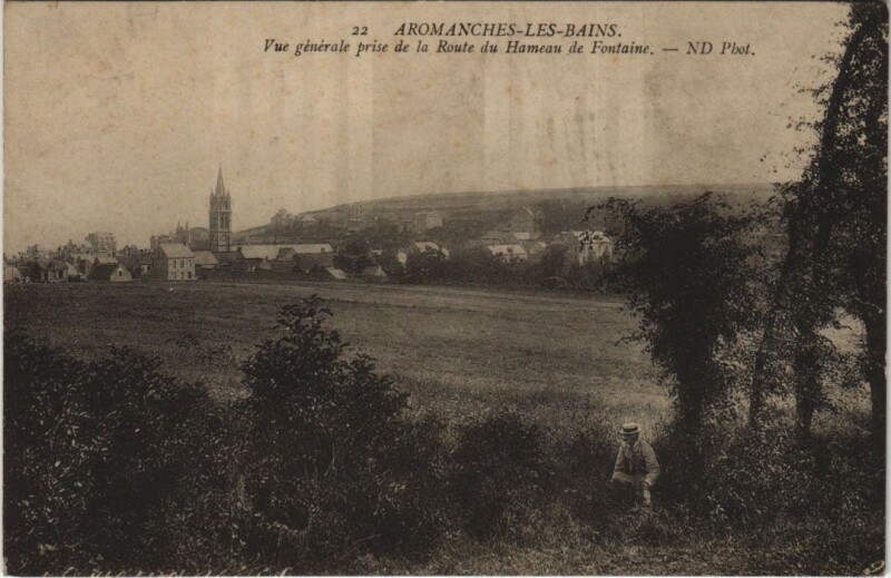 Carte postale ancienne Arromanches-les-Bains Vue Generale à Arromanches-les-Bains