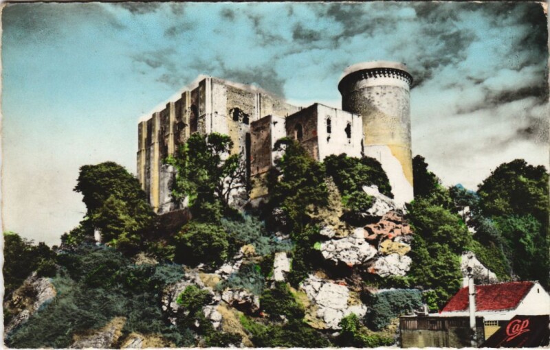 Carte postale ancienne Falaise Vue d'Ensemble du Chateau à Falaise