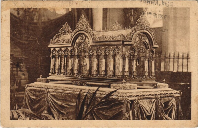 Carte postale ancienne Lisieux Silver-Gift Reliquary - The Gift of the Brazilian Nation à Lisieux