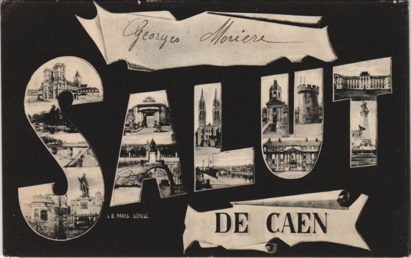 Carte postale ancienne Caen Csalut de Caen - Scenes