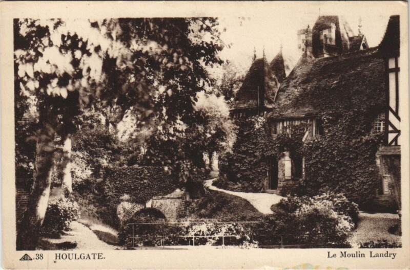 Carte postale ancienne Houlgate Le Moulin Landry à Houlgate