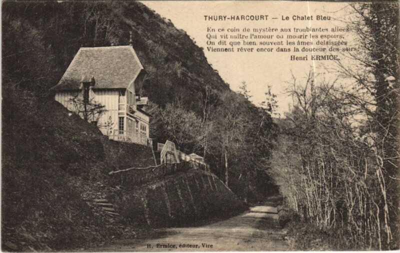 Carte postale ancienne Thury-Harcourt Le Chalet Bleu