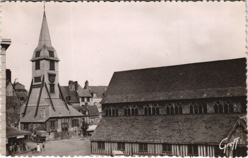 Carte postale ancienne Honfleur L'Eglise Sainte-Catherine à Honfleur