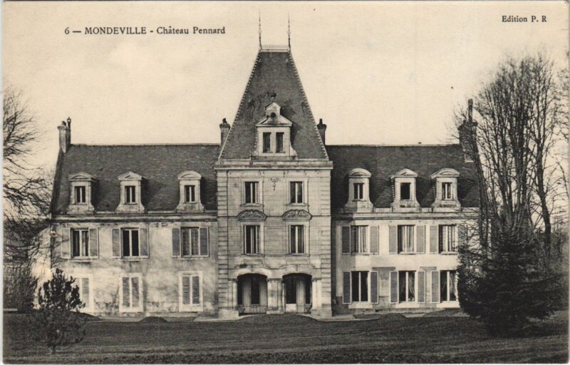 Carte postale ancienne Mondeville Chateau Pennard à Mondeville