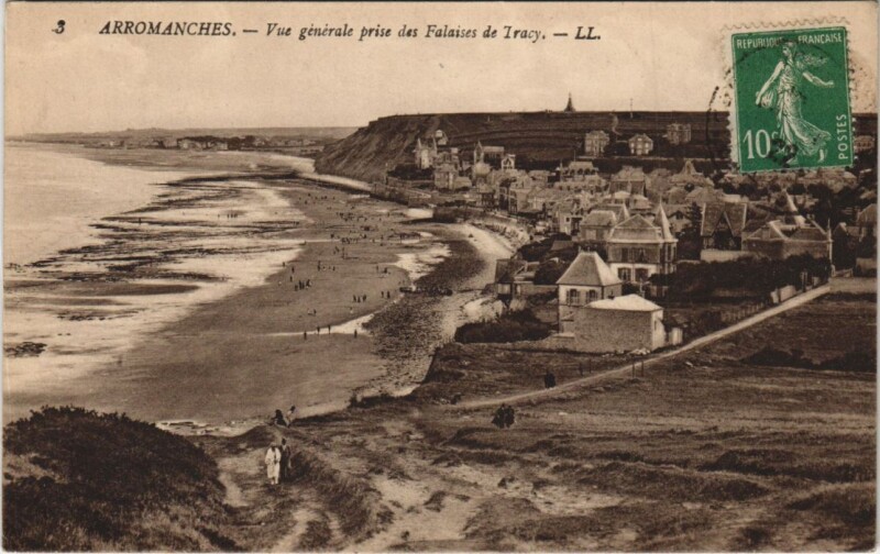 Carte postale ancienne Arromanches Vue Generale