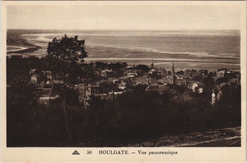 Carte postale ancienne Houlgate Vue Panoramique à Houlgate