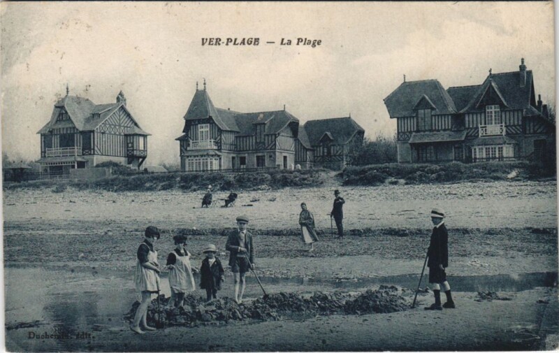 Carte postale ancienne Ver-Plage La Plage