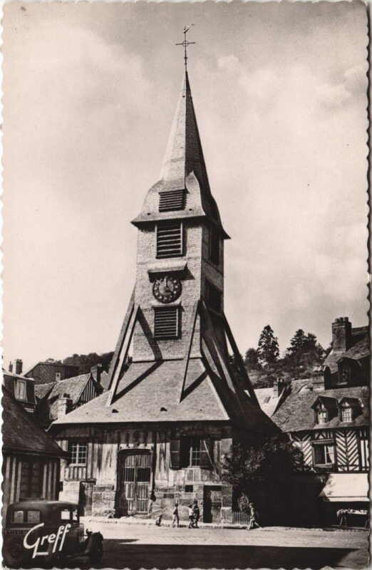 Carte postale ancienne Honfleur Le Clocher de l'Eglise Sainte-Catherine à Honfleur