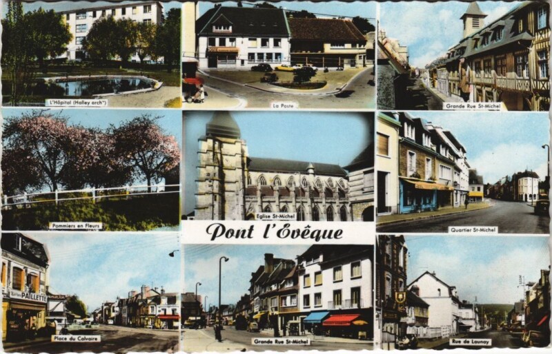 Carte postale ancienne Pont-l'Eveque Scenes