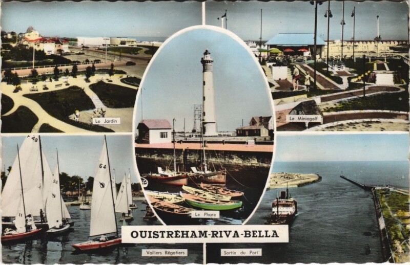 Carte postale ancienne Ouistreham Riva-Bella - Scenes à Ouistreham