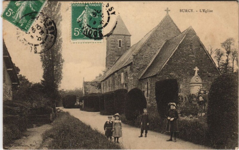 Carte postale ancienne Burcy L'Eglise