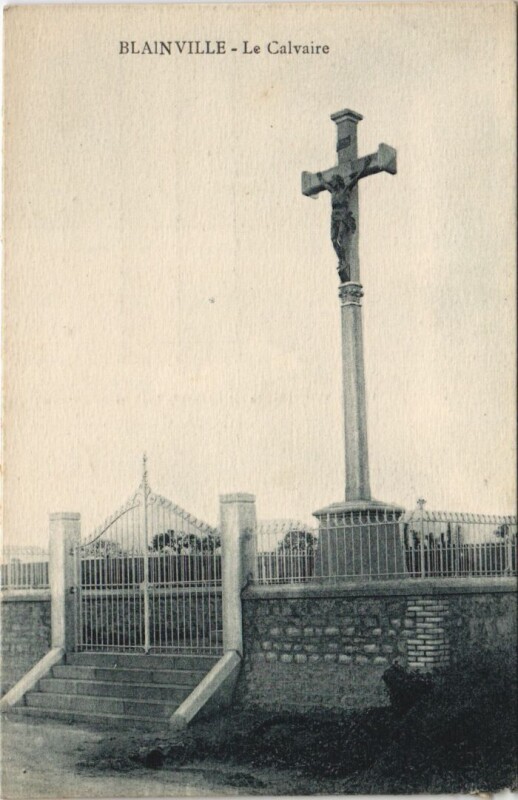 Carte postale ancienne Blainville Le Calvaire