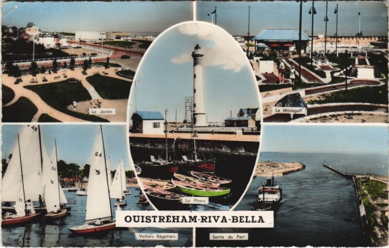 Carte postale ancienne Ouistreham Riva-Bella - Scenes à Ouistreham