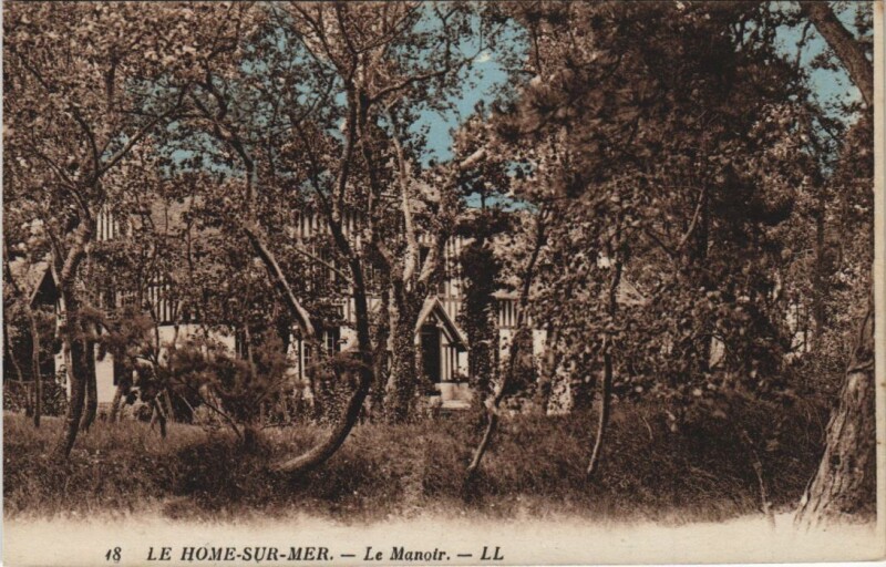 Carte postale ancienne Le Home-sur-Mer Le Manoir au Manoir