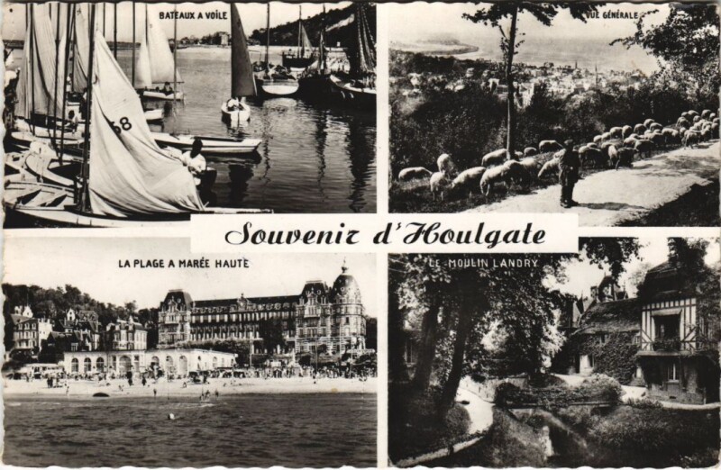 Carte postale ancienne Houlgate Scenes à Houlgate