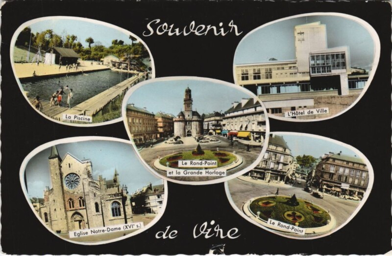 Carte postale ancienne Vire Scenes