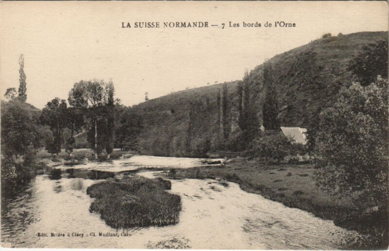 Carte postale ancienne Les Bords de l'Orne