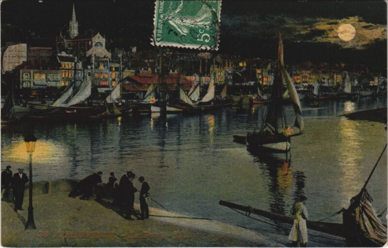 Carte postale ancienne Trouville-sur-Mer Le Port à Trouville-sur-Mer