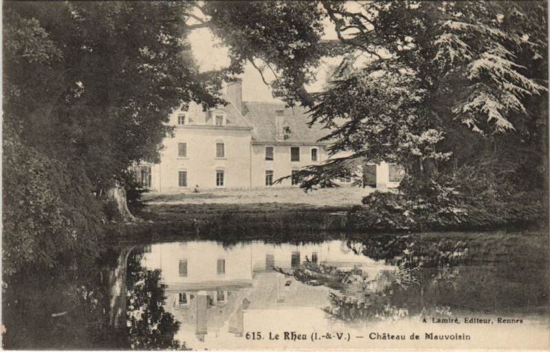 Carte postale ancienne Le Rheu Chateau de Mauvoisin au Rheu