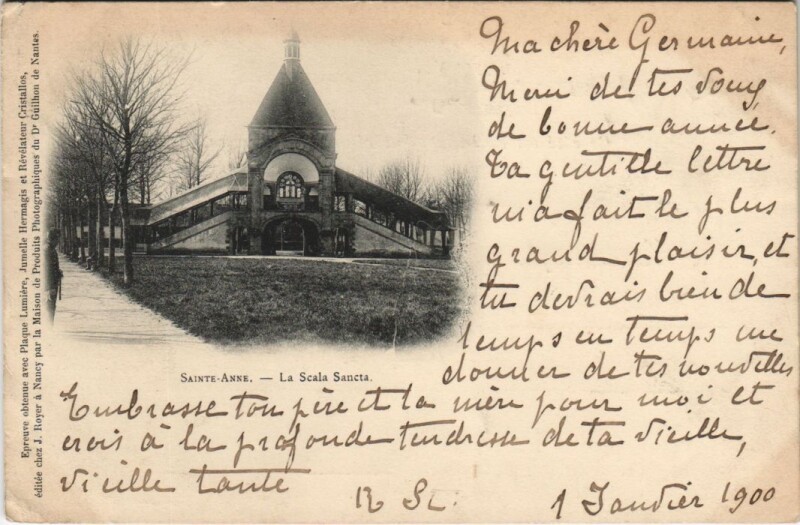 Carte postale ancienne Sainte-Anne-sur-Vilaine La Scala Sancta à Sainte-Anne-sur-Vilaine