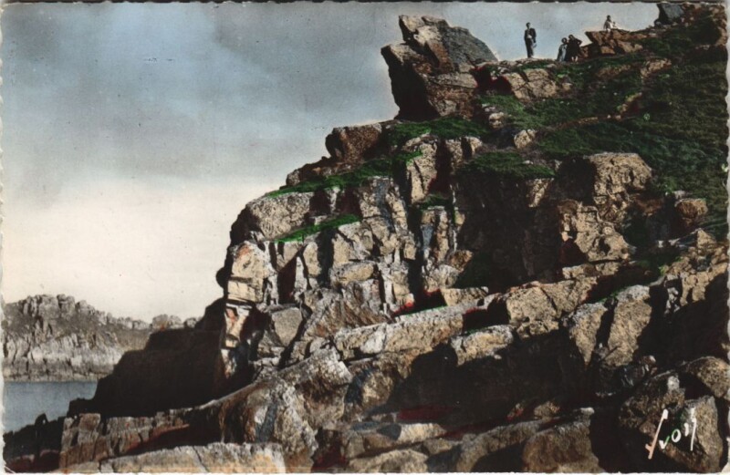 Carte postale ancienne Cancale Environs - La Pointe du Grouin à Cancale