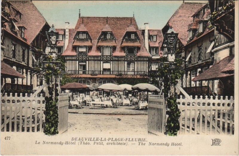 Carte postale ancienne Deauville Normandy Hotel à Deauville