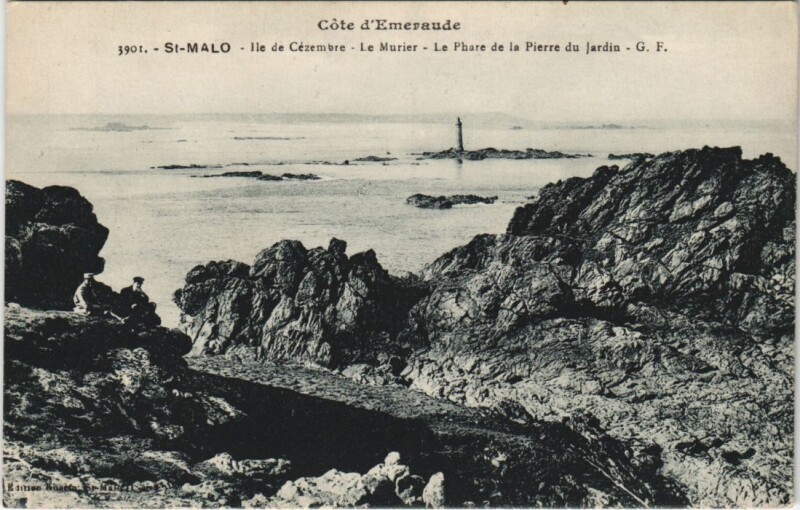 Carte postale ancienne Saint Malo Ile de Cezembre à Saint-Malo