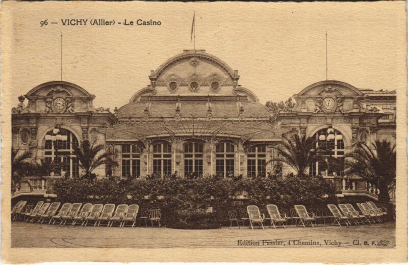 Carte postale ancienne Vichy Le Casino France à Vichy