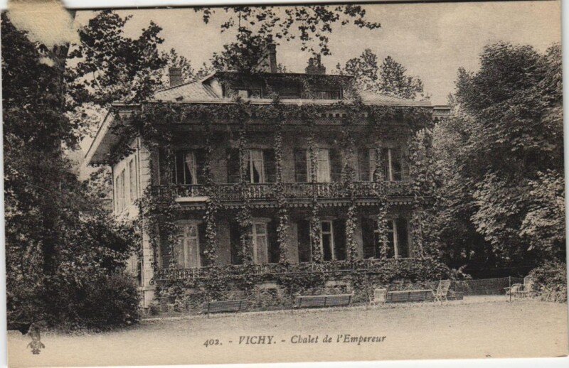 Carte postale ancienne Vichy Chalet de l'Empereur France à Vichy