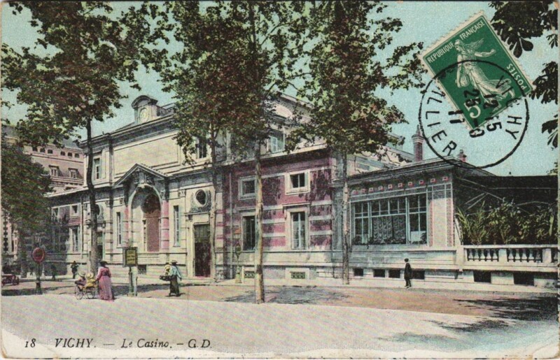 Carte postale ancienne Vichy Le Casino France à Vichy