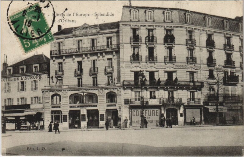 Carte postale ancienne Vichy Hotels de l'Europe France à Vichy