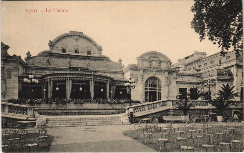 Carte postale ancienne Vichy Le Casino France à Vichy