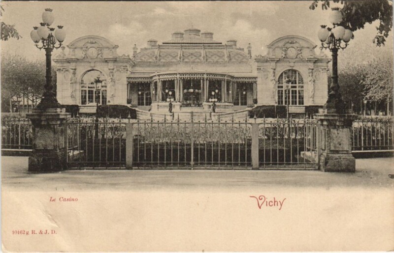 Carte postale ancienne Vichy Le Casino France à Vichy