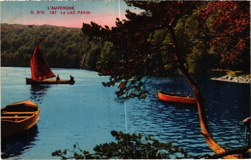 Carte postale ancienne Le Lac Pavin