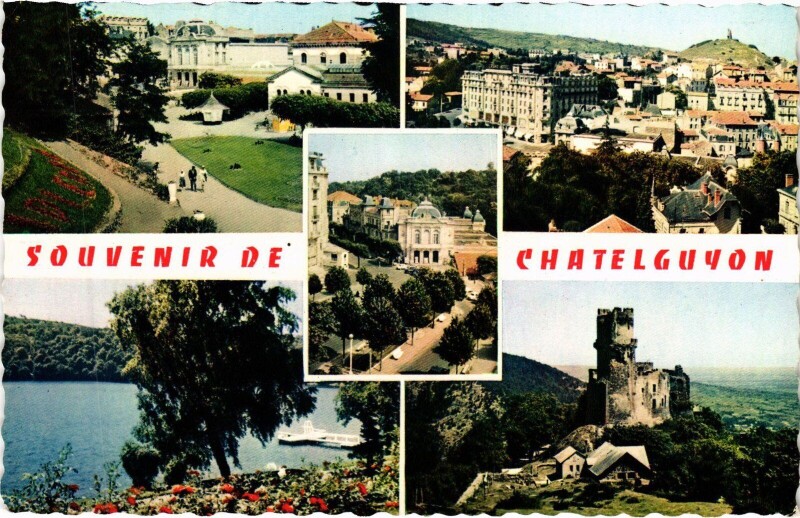 Carte postale ancienne Chatel-Guyon Scenes