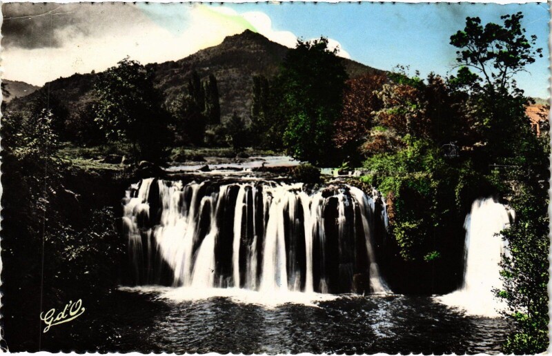 Carte postale ancienne Saint-Nectaire Environs - La Casacde de Saillant à Saillant