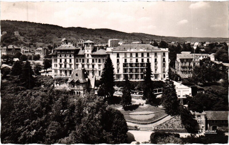 Carte postale ancienne Chatel-Guyon Vue Generale - Hotel Splendid