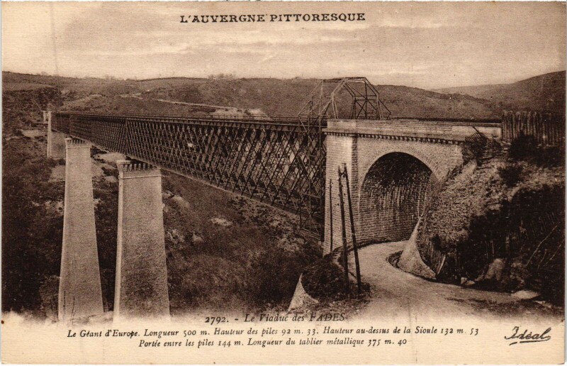 Carte postale ancienne Le Viaduc des Fades