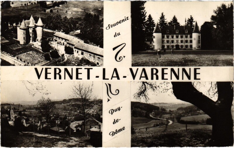 Carte postale ancienne Vernet-la-Varenne Scenes
