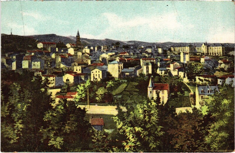 Carte postale ancienne Chatel-Guyon Vue Generale