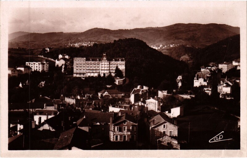 Carte postale ancienne Chatel-Guyon Vue Generale prise du Calvaire