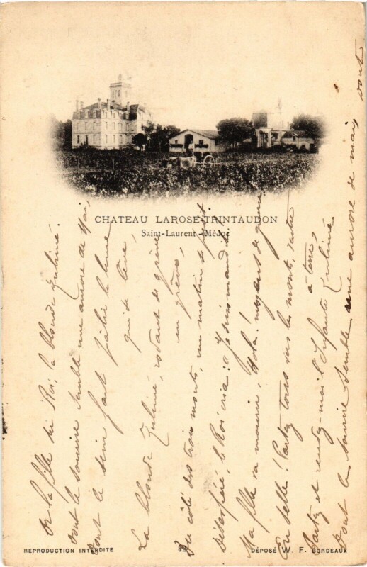 Carte postale ancienne Chateau Larose-Trintaudon