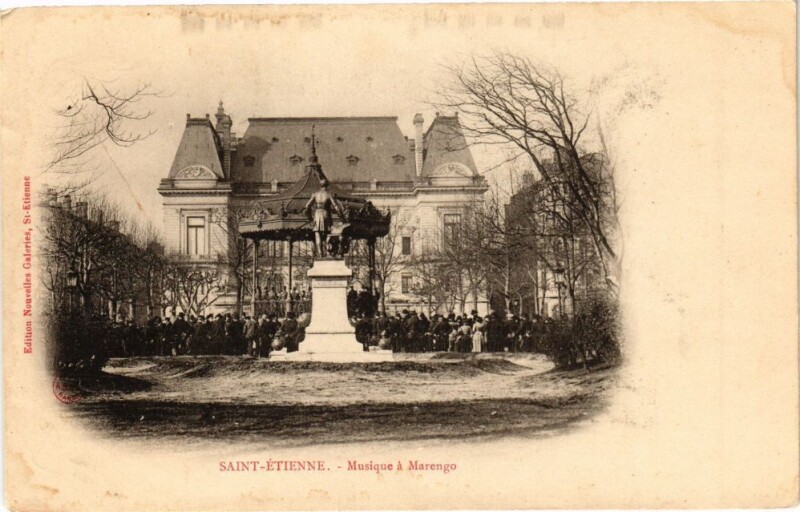 Carte postale ancienne Saint-Etienne-Musique a Marengo