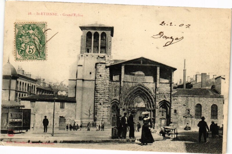 Carte postale ancienne Saint-Etienne-Grand'Eglise