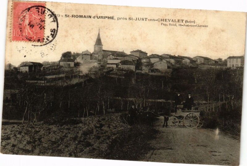 Carte postale ancienne Saint-Romain d'Urphé pres Saint-Just-en-Chevalet à Saint-Just-en-Chevalet