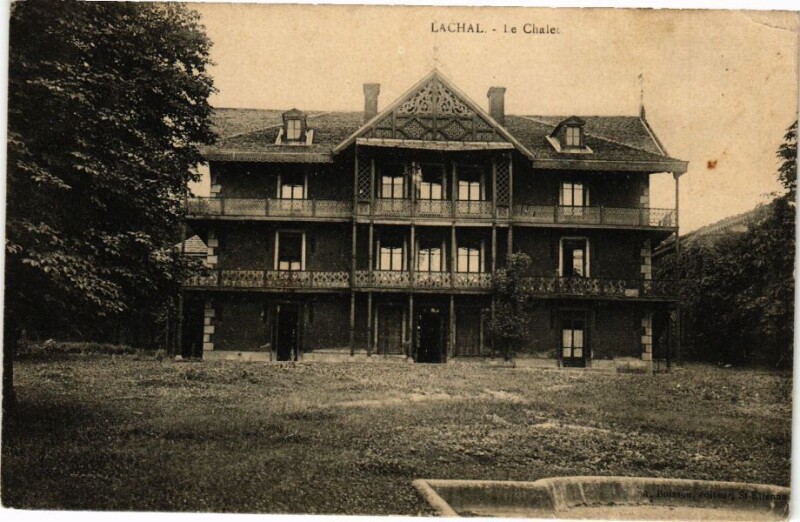 Carte postale ancienne Lachal - Le Chale
