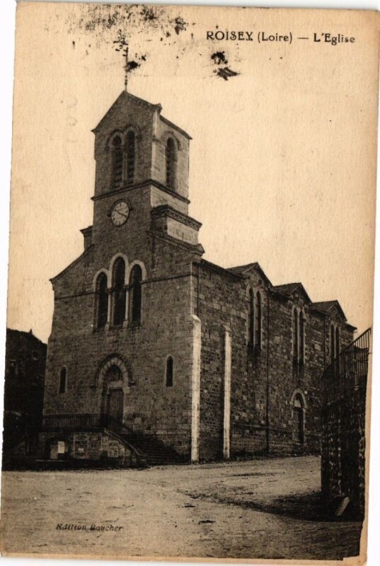 Carte postale ancienne Roisex - L'Eglise