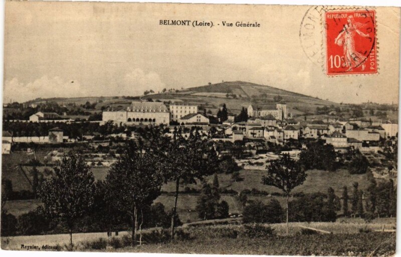Carte postale ancienne Belmont - Vue Générale