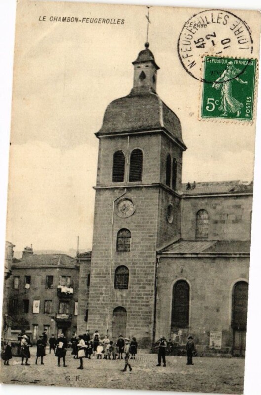 Carte postale ancienne Le Chambon-Feugerolles au Chambon-Feugerolles