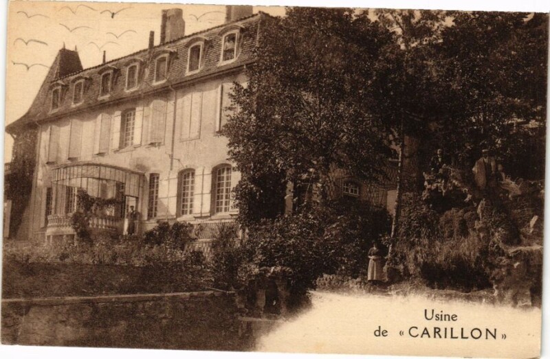 Carte postale ancienne Usine de Carillon